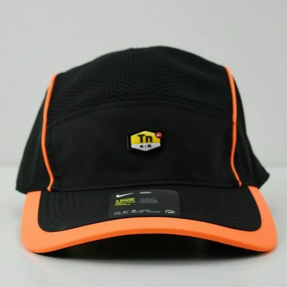 black and orange nike hat